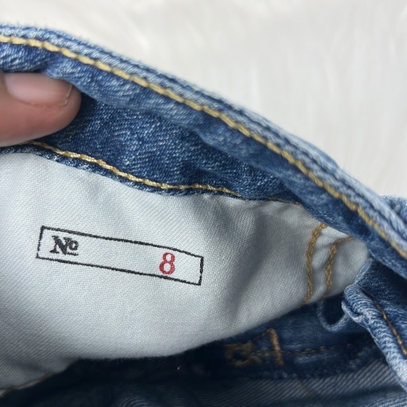 Polo Ralph Lauren Frayed Cotton Denim Skirt Kids Medium (8-10) - Picture 6 of 7